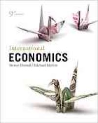 cover of the book International economics