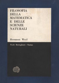 cover of the book Filosofia della matematica e delle scienze naturali