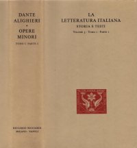 cover of the book La letteratura italiana. Storia e testi. Opere minori