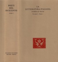 cover of the book La letteratura italiana. Storia e testi. Poeti del Duecento