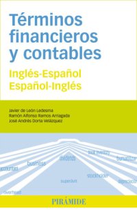 cover of the book Términos financieros y contables : inglés-español, español-inglés