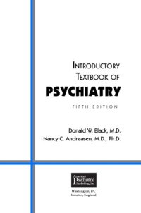 cover of the book Introductory textbook of psychiatry