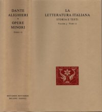 cover of the book La letteratura italiana. Storia e testi. Opere minori