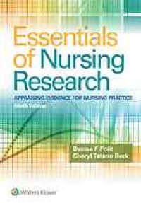 cover of the book Essentials of nursing research: appraising evidence for nursing practice