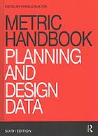 cover of the book Metric Handbook: Planning and Design Data