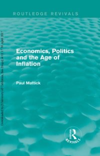 cover of the book Economics, Politics and the Age of Inflation