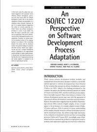 cover of the book An ISO/IEC 12207 Perspective on Software Development Process Adaptation.pdf