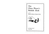 cover of the book The chess player’s bedside book