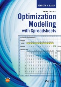 cover of the book Optimization Modeling With Spreadsheets