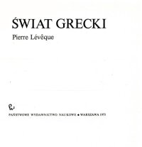 cover of the book Świat grecki