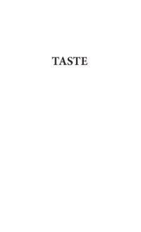 cover of the book Taste