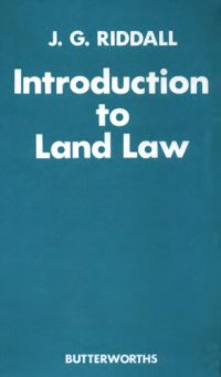 cover of the book Introduction to Land Law