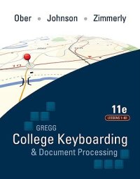 cover of the book Gregg College Keyboarding & Document Processing (Gdp); Lessogregg College Keyboarding & Document Processing (Gdp); Lessons 1-60 Text NS 1-60 Text