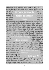 cover of the book 26 contes berbères du dialect de Tamaẓṛeṭ