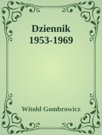 cover of the book Dziennik 1953-1969