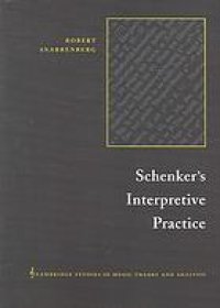 cover of the book Schenker’s Interpretive Practice