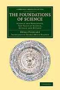 cover of the book The foundations of science