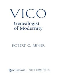 cover of the book Vico, Genealogist of Modernity