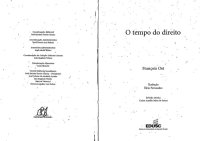 cover of the book O Tempo do Direito