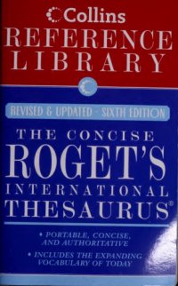 cover of the book The Concise Roget’s International Thesaurus