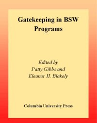 cover of the book Gatekeeping in BSW programs