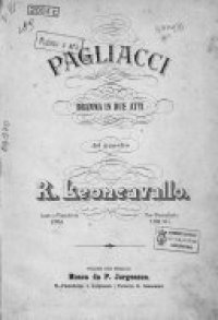 cover of the book Pagliacci