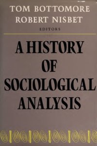 cover of the book A History of Sociological Analysis