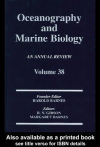 cover of the book Oceanography and Marine Biology: An Annual Review