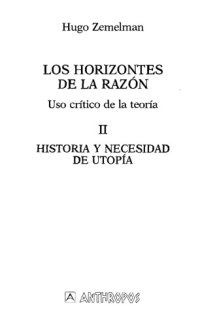 cover of the book Horizontes De La Razon: uso critico de la teoria