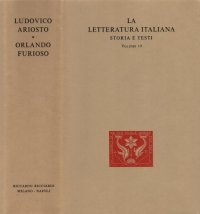 cover of the book La letteratura italiana. Storia e testi. Orlando furioso