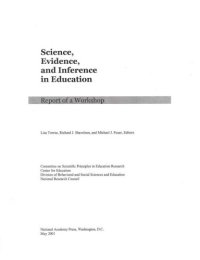 cover of the book Science, evidence, and inference in education : report of a workshop