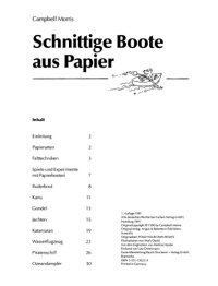 cover of the book Schnittige Boote aus Papier