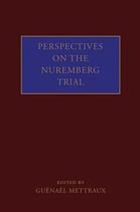 cover of the book Perspectives on the Nuremberg Trial