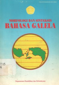 cover of the book Morfologi dan Sintaksis Bahasa Galela