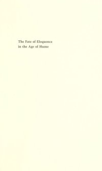 cover of the book The Fate of Eloquence in the Age of Hume