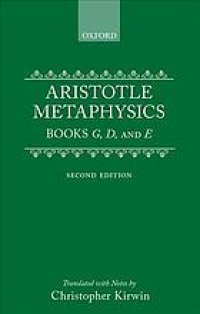 cover of the book Metaphysics : books [gamma], [delta] and [epsilon]