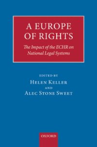 cover of the book A Europe of Rights: the impact of the ECHR on national legal systems