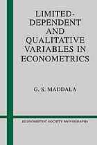 cover of the book Limited-dependent and qualitative variables in econometrics