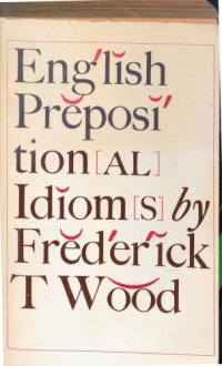 cover of the book English prepositional idioms