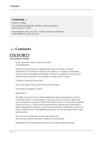 cover of the book The Oxford Handbook of Ethics and Economics