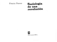 cover of the book Sociologia de una revolucion