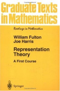 cover of the book Representation Theory: A First Course