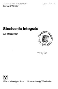 cover of the book Stochastic integrals : an introduction