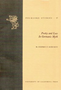 cover of the book Poetry and Law in Germanic Myth