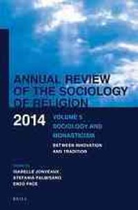 cover of the book Sociology and monasticism : between innovation and tradition