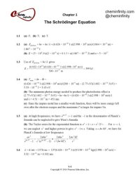 cover of the book Solutions Manual to Quantum Chemistry