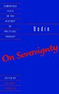 cover of the book On Sovereignty: Four Chapters from The Six Books of the Commonwealth