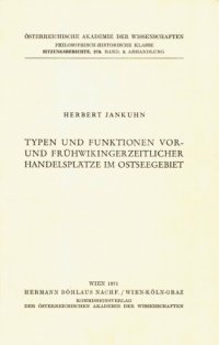 cover of the book Typen und Funktionen vor- und frühwikingerzeitlicher Handelsplätze im Ostseegebiet