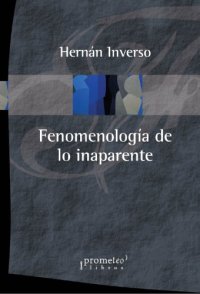 cover of the book Fenomenología de lo inaparente