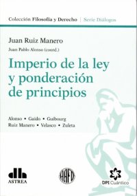 cover of the book Imperio de la ley y ponderación de principios